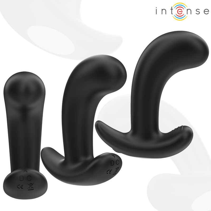 INTENSE - CHANDLER ANAL PLUG 10 VIBRATIONS BLACK REMOTE CONTROL - Toys "n" Us