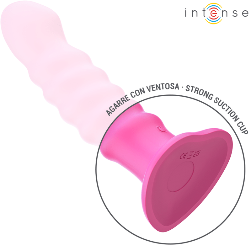 INTENSE - CINDY VIBRATOR SIZE L SPIRAL DESIGN 10 VIBRATIONS PINK REMOTE CONTROL - Toys "n" Us