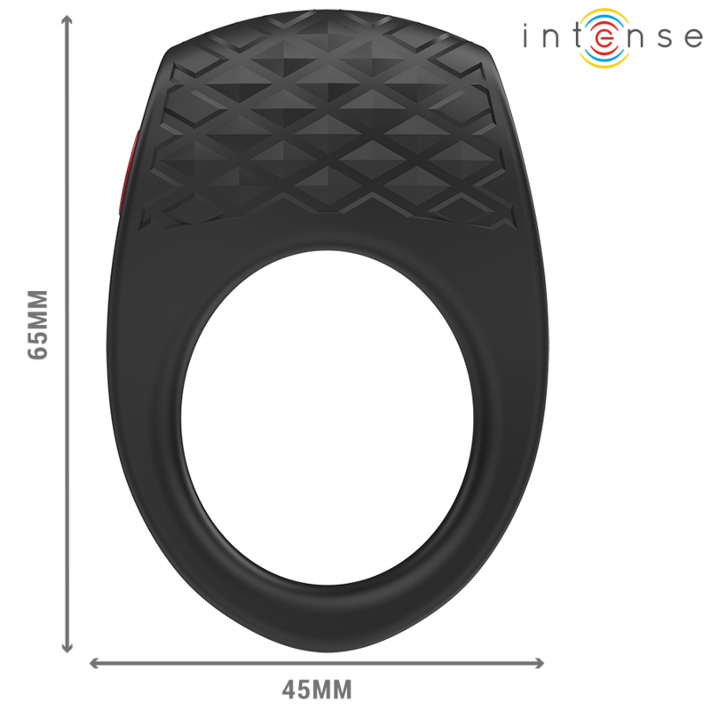 INTENSE - CLOVER VIBRATOR PENIS RING 10 VIBRATIONS BLACK - Toys "n" Us
