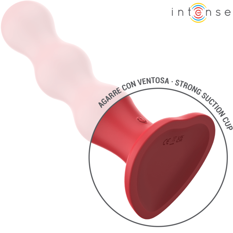 INTENSE - CODY VIBRATOR WITH SUCTION CUP RED REMOTE CONTROL - Toys "n" Us