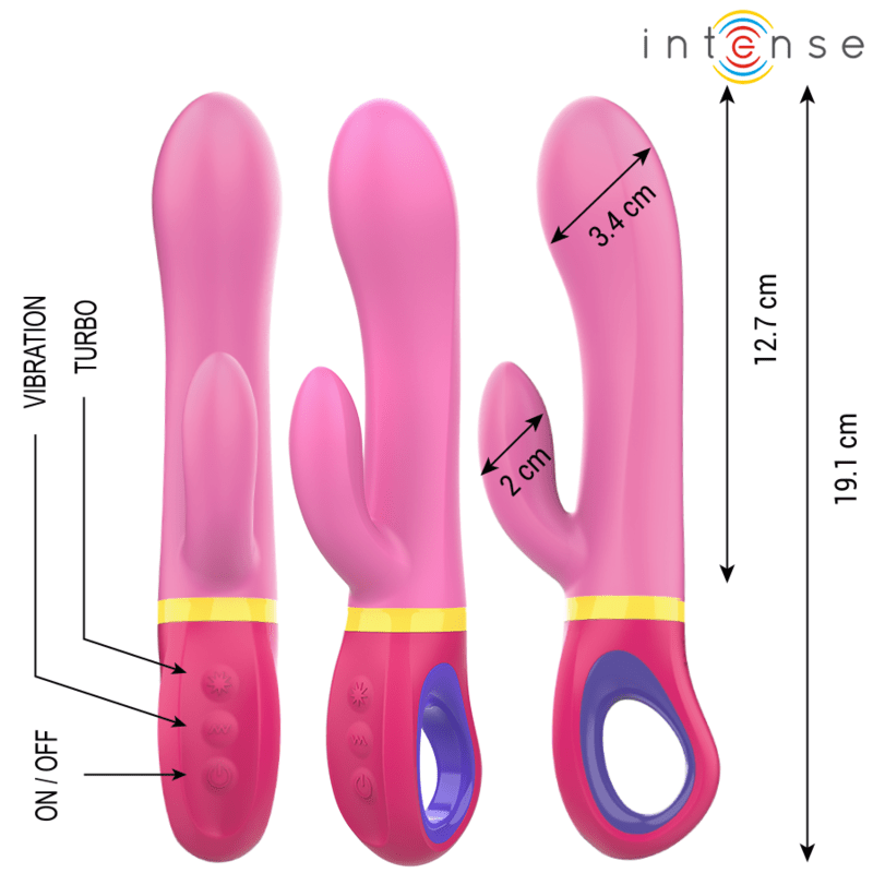 INTENSE - DAPHNE PINK RABBIT VIBRATOR - Toys "n" Us