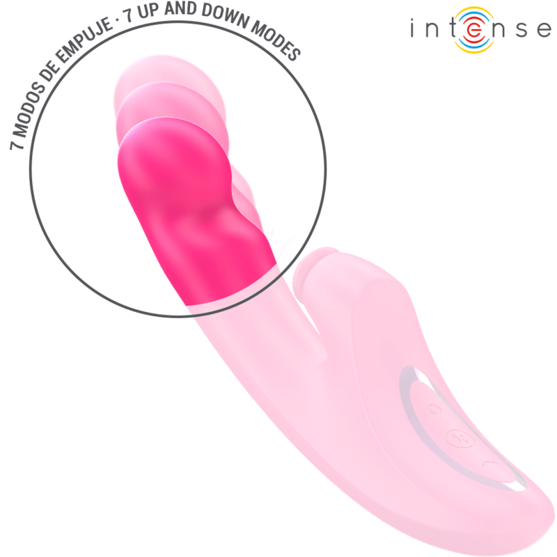 INTENSE - EMI VIBRATOR 13.5 CM MULTIFUNCTION 3 IN 1 10 VIBRATIONS PINK - Toys "n" Us