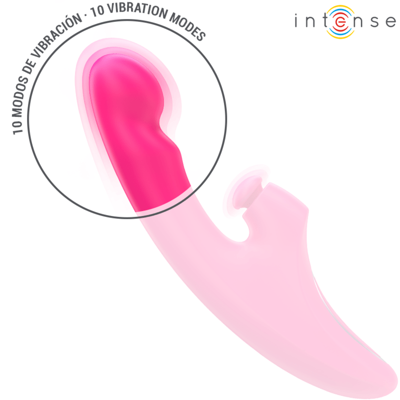 INTENSE - EMI VIBRATOR 13.5 CM MULTIFUNCTION 3 IN 1 10 VIBRATIONS PINK - Toys "n" Us