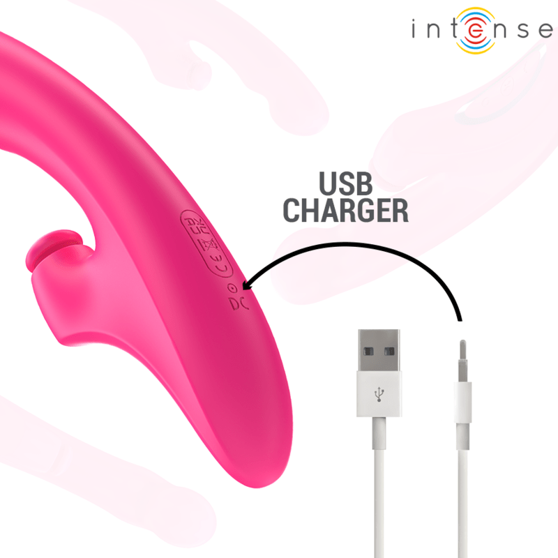 INTENSE - EMI VIBRATOR 13.5 CM MULTIFUNCTION 3 IN 1 10 VIBRATIONS PINK - Toys "n" Us
