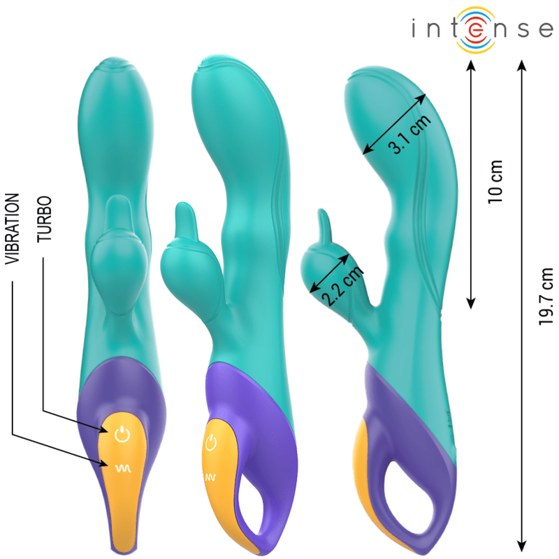 INTENSE - FRED RABBIT VIBRATOR BLUE - Toys "n" Us