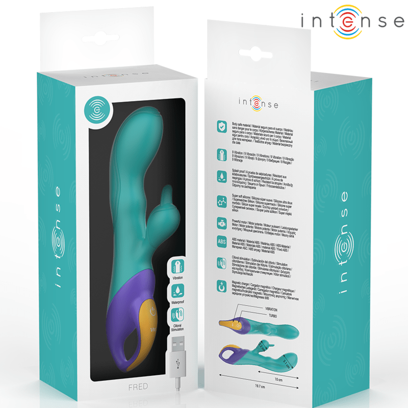 INTENSE - FRED RABBIT VIBRATOR BLUE - Toys "n" Us