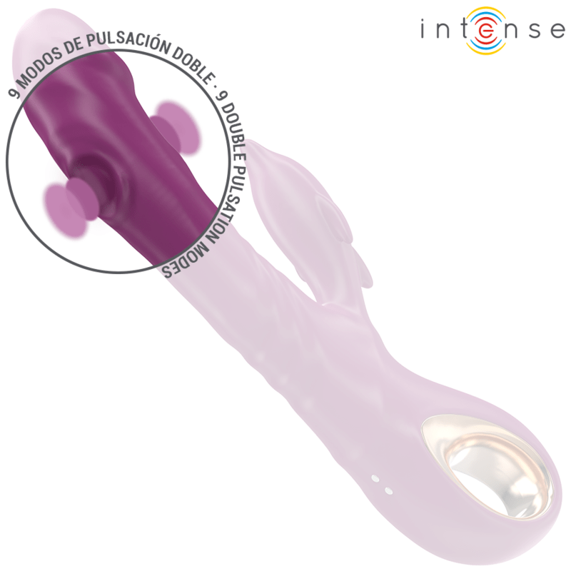 INTENSE - HALLE MULTIFUNCTION VIBRATOR WITH DOLPHIN STIMULATING TONGUE PURPLE - Toys "n" Us