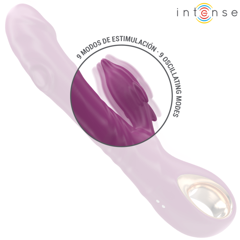 INTENSE - HALLE MULTIFUNCTION VIBRATOR WITH DOLPHIN STIMULATING TONGUE PURPLE - Toys "n" Us