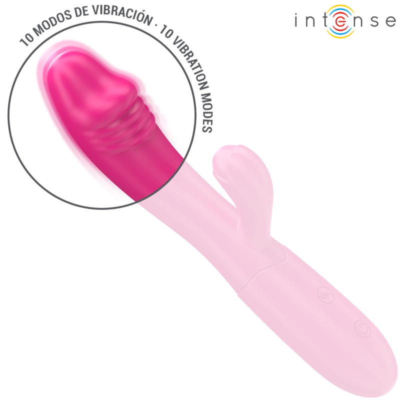 INTENSE - IVY FLEXIBLE VIBRATOR 10 VIBRATIONS WITH STIMULATING TONGUE PINK - Toys "n" Us