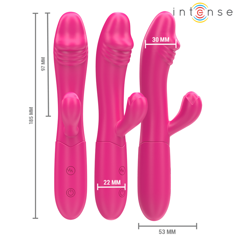 INTENSE - IVY FLEXIBLE VIBRATOR 10 VIBRATIONS WITH STIMULATING TONGUE PINK - Toys "n" Us