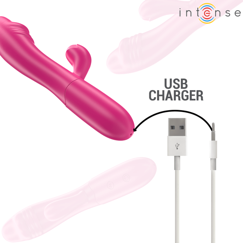 INTENSE - IVY FLEXIBLE VIBRATOR 10 VIBRATIONS WITH STIMULATING TONGUE PINK - Toys "n" Us