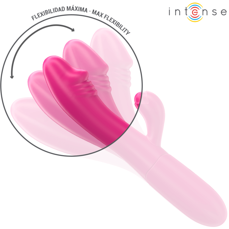 INTENSE - IVY FLEXIBLE VIBRATOR 10 VIBRATIONS WITH STIMULATING TONGUE PINK - Toys "n" Us