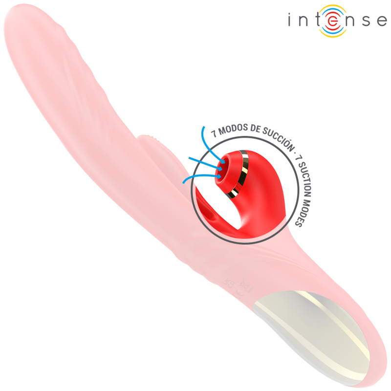INTENSE - KAROL MULTIFUNCTION VIBRATOR THRUST & STIMULATION & SUCTION RED - Toys "n" Us
