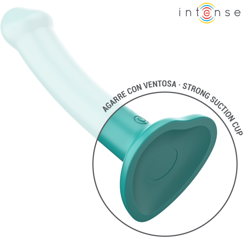 INTENSE - KATIE VIBRATOR WITH SUCTION CUP 10 VIBRATIONS BLUE REMOTE CONTROL - Toys "n" Us