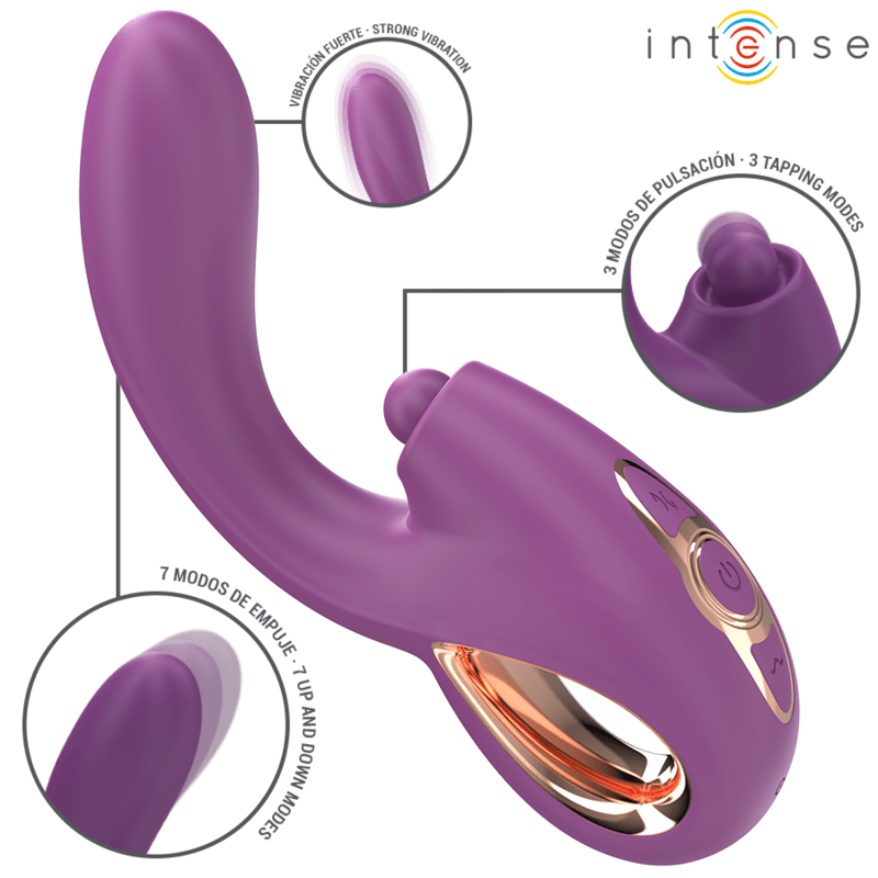 INTENSE - LALI MULTIFUNCTION G - SPOT VIBRATOR TAPPING & THRUST & VIBRATION PURPLE - Toys "n" Us