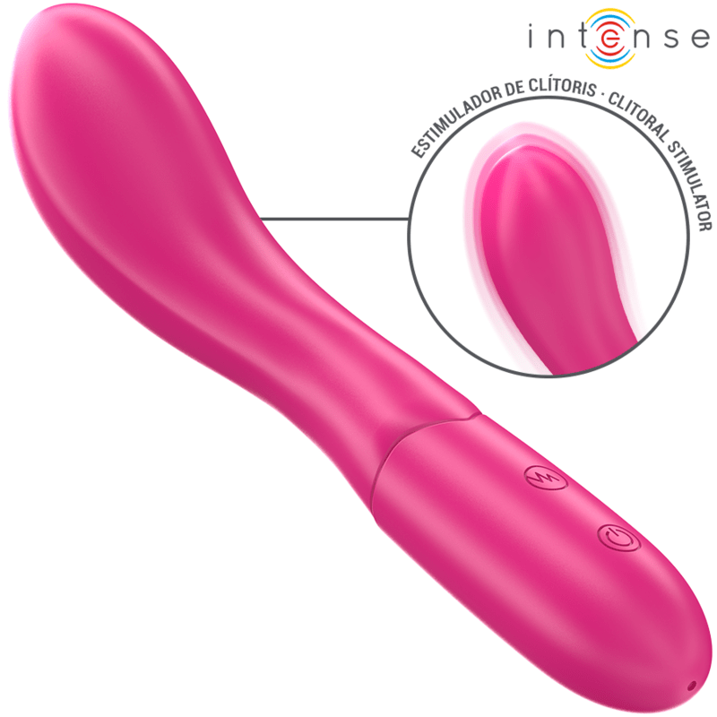 INTENSE - LISETTE VIBRATOR 19 CM FLEXIBLE 10 VIBRATIONS PINK - Toys "n" Us