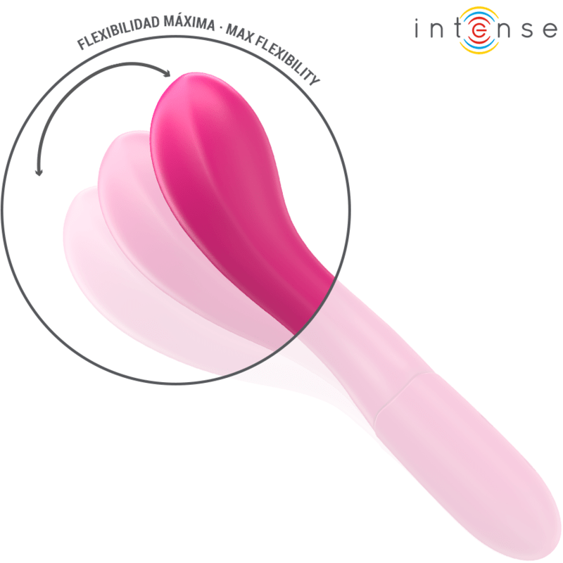INTENSE - LISETTE VIBRATOR 19 CM FLEXIBLE 10 VIBRATIONS PINK - Toys "n" Us