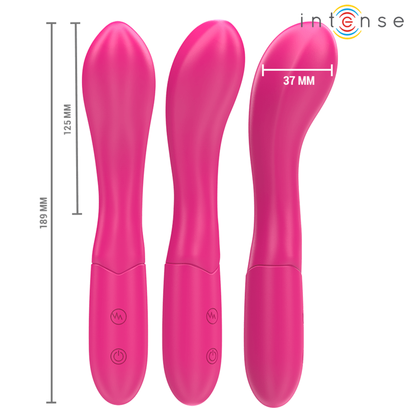INTENSE - LISETTE VIBRATOR 19 CM FLEXIBLE 10 VIBRATIONS PINK - Toys "n" Us
