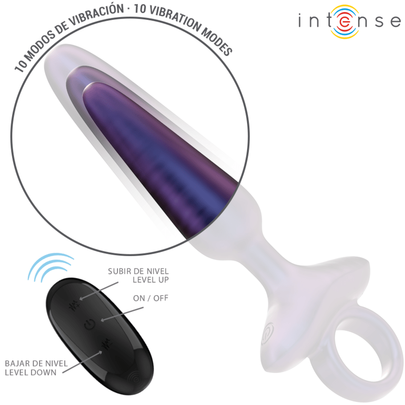 INTENSE - MARLON VIBRATING ANAL PLUG MODEL 4 REMOTE CONTROL - Toys "n" Us