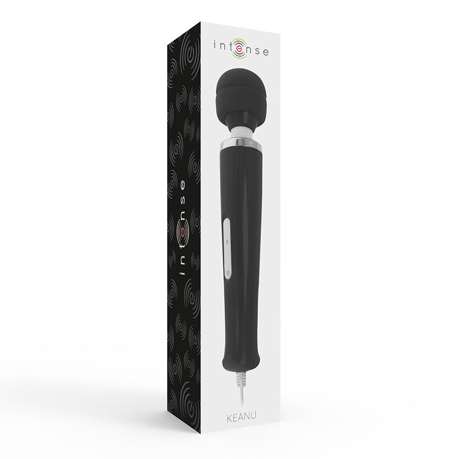 INTENSE - MASSAGADOR KEANU WAND PRETO - Toys "n" Us