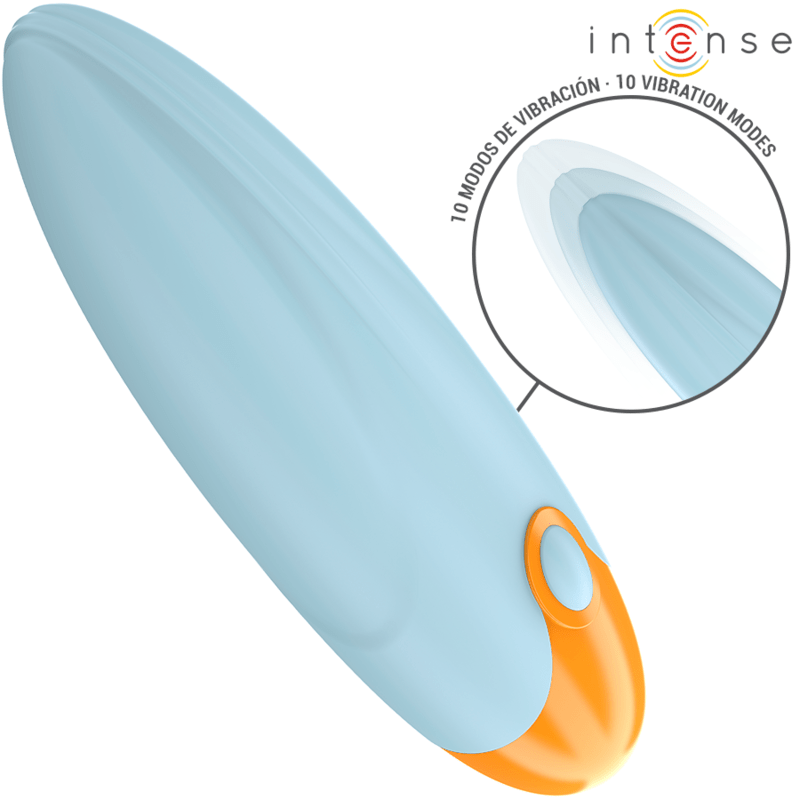 INTENSE - MIKE VIBRATING BULLET 10 VIBRATIONS BLUE REMOTE CONTROL - Toys "n" Us