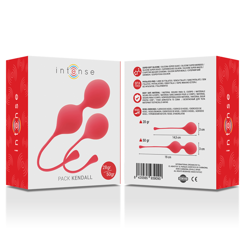 INTENSE - PACK BOLAS KEGEL KENDALL VERMELHO - Toys "n" Us