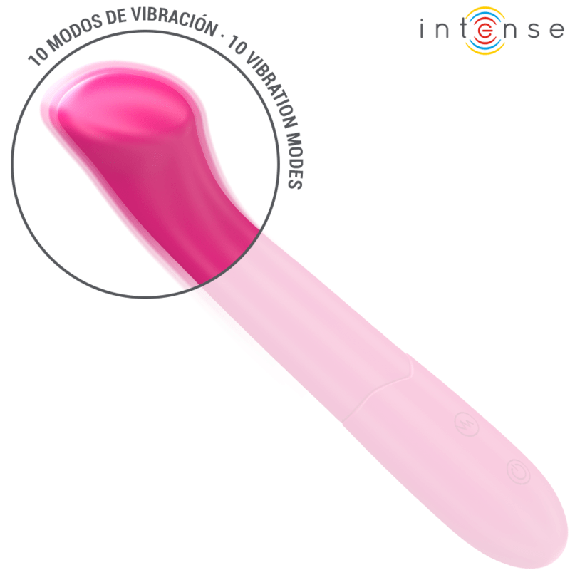INTENSE - PATY VIBRATOR 19 CM FLEXIBLE 10 VIBRATIONS MODEL 2 PINK - Toys "n" Us