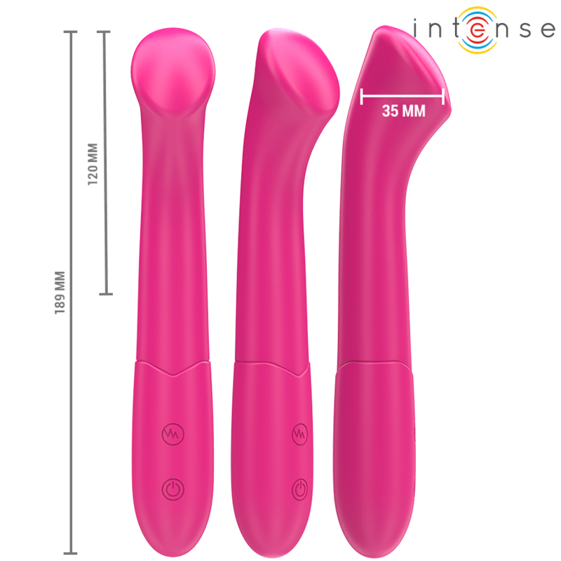 INTENSE - PATY VIBRATOR 19 CM FLEXIBLE 10 VIBRATIONS MODEL 2 PINK - Toys "n" Us