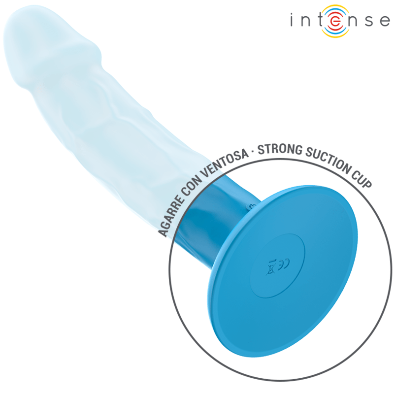 INTENSE - PHOEBE REALISTIC VIBRATOR 10 VIBRATIONS BLUE REMOTE CONTROL - Toys "n" Us