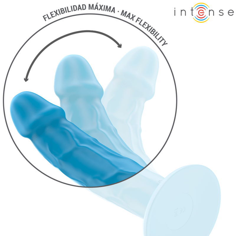 INTENSE - PHOEBE REALISTIC VIBRATOR 10 VIBRATIONS BLUE REMOTE CONTROL - Toys "n" Us