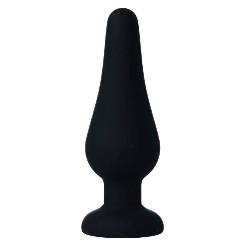 INTENSE - PLUG ANAL PIPO M SILICONE PRETO 11 CM - Toys "n" Us