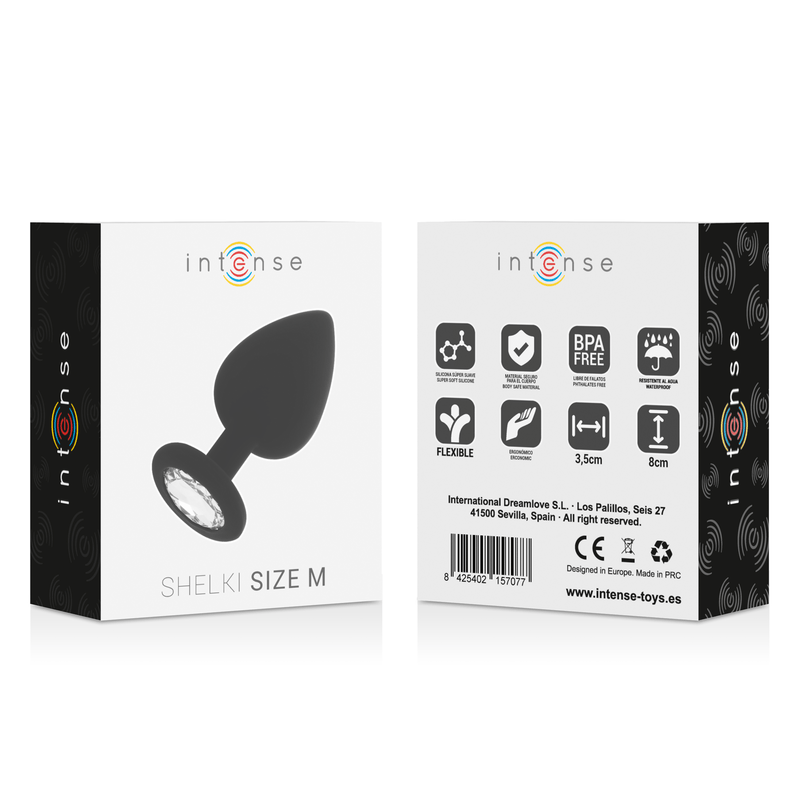 INTENSE - PLUG ANAL - SHELKI M PRETO - Toys "n" Us