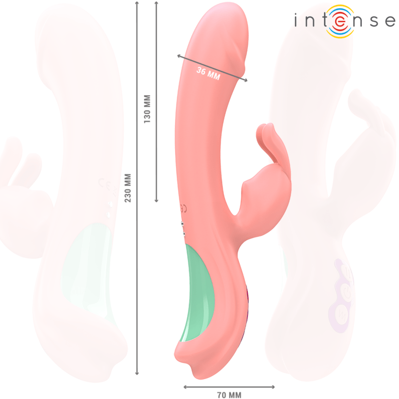 INTENSE - RACHEL RABBIT VIBRATOR 5 VIBRATIONS PINK - Toys "n" Us