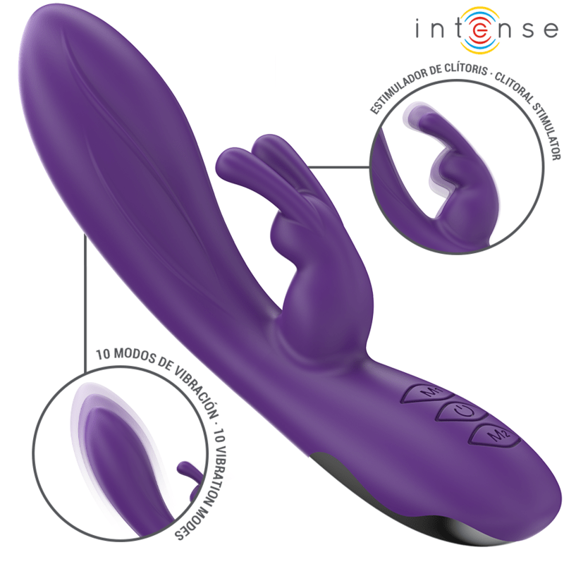 INTENSE - RANDALL RABBIT VIBRATOR 10 VIBRATIONS PURPLE - Toys "n" Us