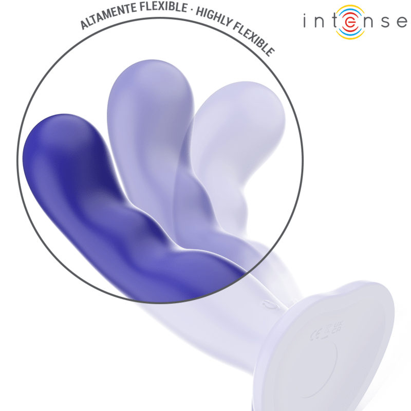 INTENSE - SHORTY VIBRATOR WITH SUCTION CUP BLUE REMOTE CONTROL - Toys "n" Us