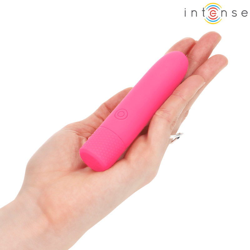 INTENSE - SYMONE USB RECHARGEABLE VIBRATING BULLET 8 VIBRATIONS PINK 10 X 2.2 CM - Toys "n" Us