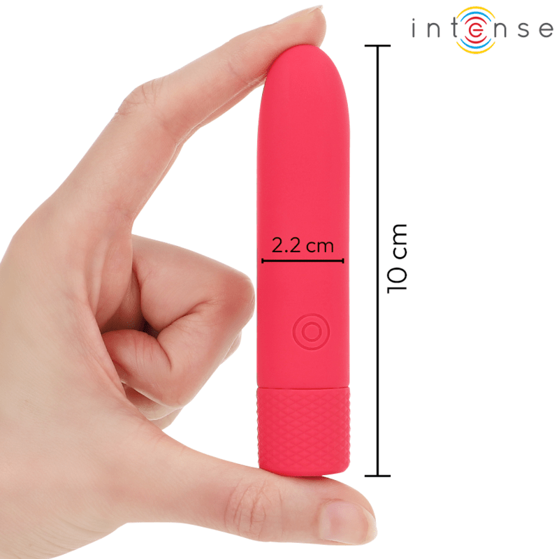 INTENSE - SYMONE USB RECHARGEABLE VIBRATING BULLET 8 VIBRATIONS RED 10 X 2.2 CM - Toys "n" Us