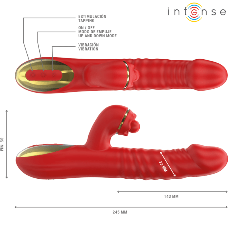 INTENSE - THALIA VIBRATION & THRUST & TAPPING RED - Toys "n" Us