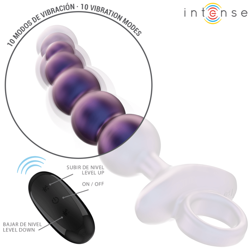 INTENSE - TITO VIBRATING ANAL PLUG MODEL 3 REMOTE CONTROL - Toys "n" Us