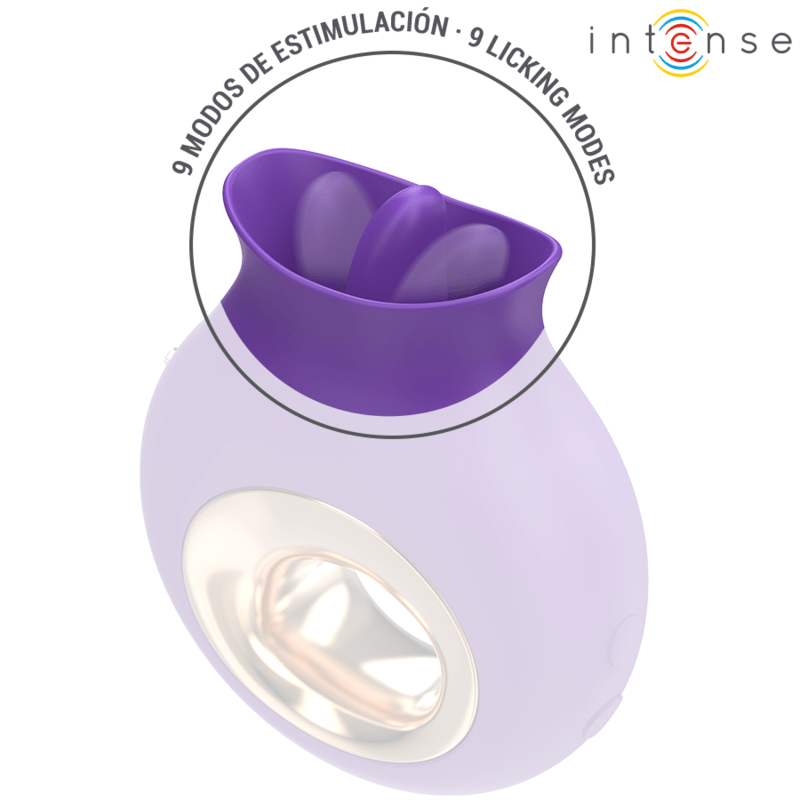 INTENSE - TULI CLITORIS STIMULATOR 9 VIBRATIONS & 9 OSCILLATIONS PURPLE - Toys "n" Us