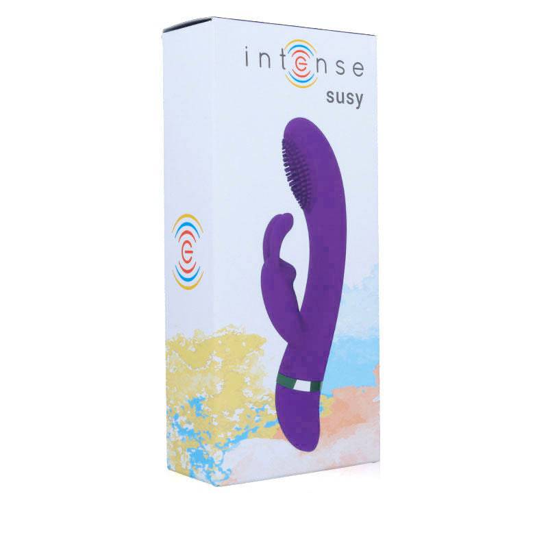 INTENSE - VIBRADOR OSCILANTE SUSY SILICON RABBIT LILAC - Toys "n" Us
