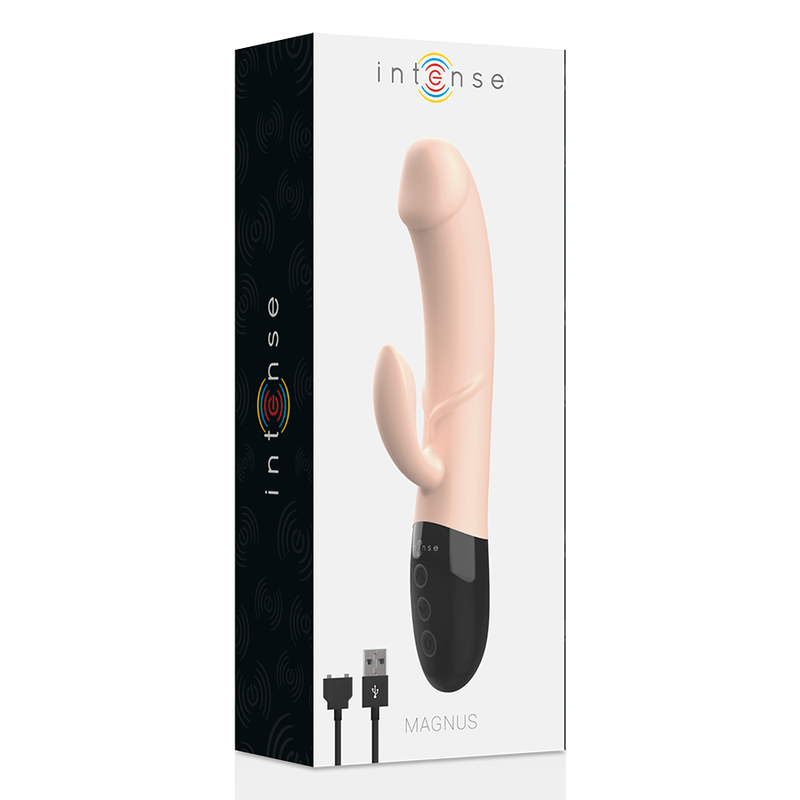 INTENSE - VIBRADOR RECARREGVEL MAGNUS DUAL NATURAL - Toys "n" Us