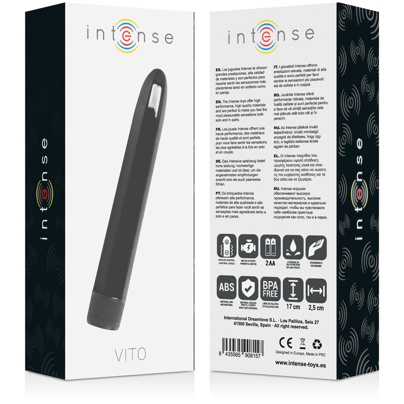 INTENSE - VIBRADOR VITO PRETO - Toys "n" Us