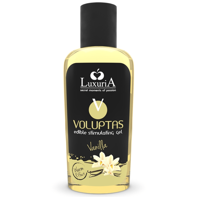 INTIMATELINE LUXURIA - VOLUPTAS GEL DE MASSAGEM COMESTÍVEL EFEITO AQUECEDOR - BAUNILHA 100 ML - Toys "n" Us