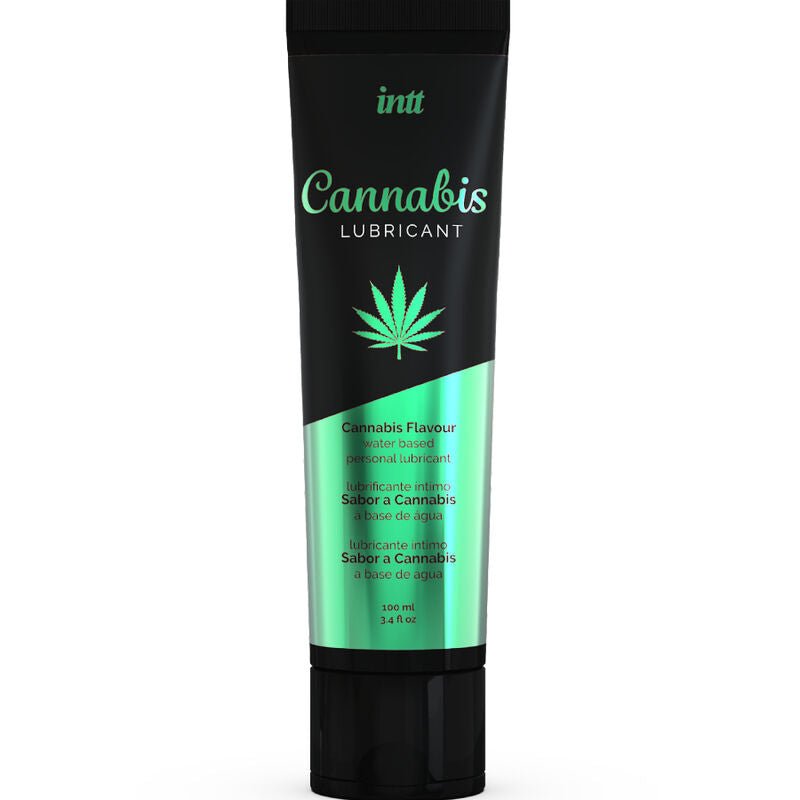 INTT LUBRICANTS - WATER - BASED INTIMATE LUBRICANT WITH CANNABIS FLAVOR - Toys "n" Us