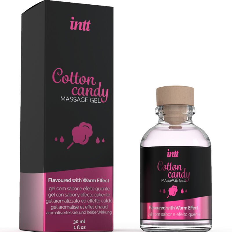 INTT MASSAGE & ORAL SEX - MASSAGE GEL WITH COTTON CANDY FLAVOR AND HEATING EFFECT - Toys "n" Us