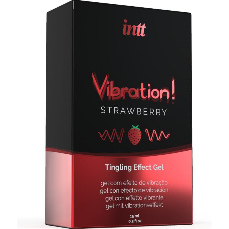 INTT - POWERFUL INTIMATE STIMULANT LIQUID VIBRATING GEL STRAWBERRY 15 ML - Toys "n" Us
