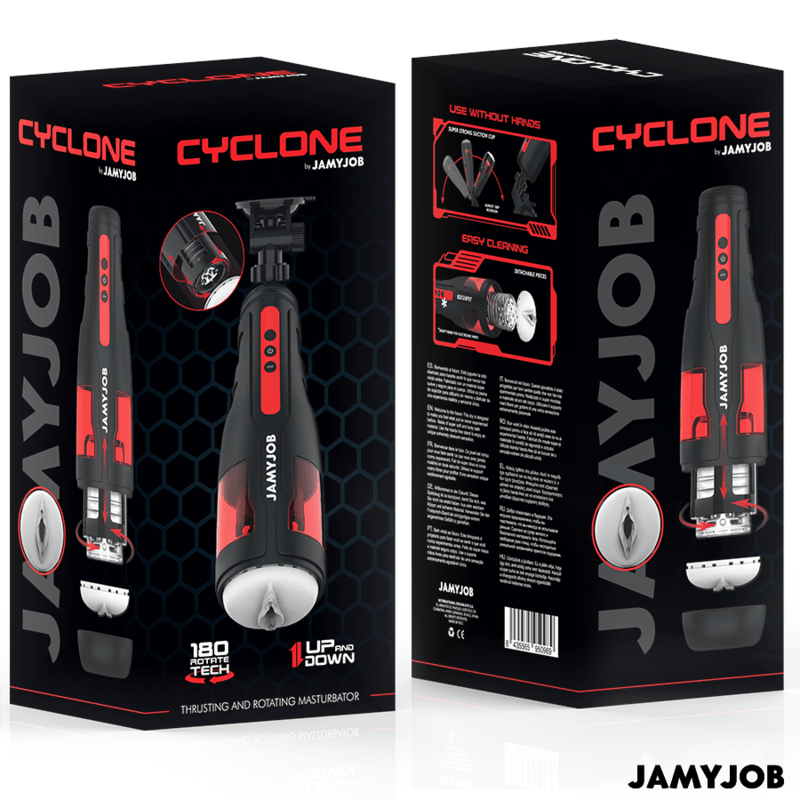JAMYJOB - CYCLONE AUTOMATIC VAGINA MASTURBATOR 10 ROTATION AND THRUST MODES - Toys "n" Us