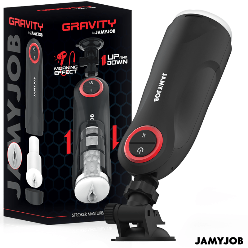 JAMYJOB - GRAVITY AUTOMATIC VAGINA MASTURBATOR 5 THRUSTING MODES AND SOUND EFFECT - Toys "n" Us