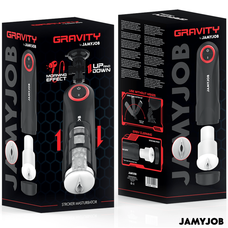 JAMYJOB - GRAVITY AUTOMATIC VAGINA MASTURBATOR 5 THRUSTING MODES AND SOUND EFFECT - Toys "n" Us